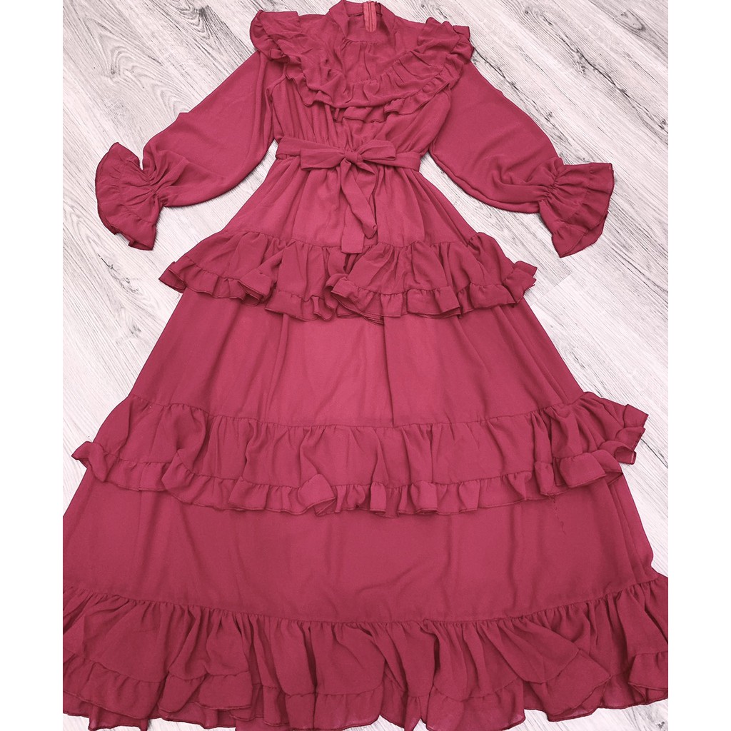 [Mã WAMT1505 giảm 10K đơn 0K] [FREESHIP] Đầm Maxi đi biển váy đi biển voan tầng | BigBuy360 - bigbuy360.vn