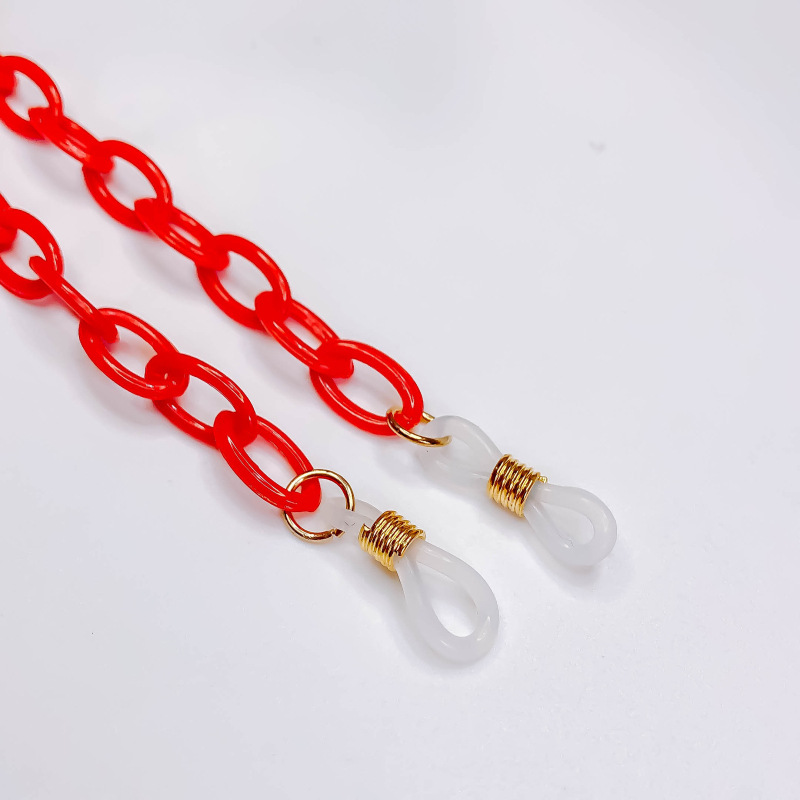 Dây đeo khẩu trang/ mắt kính chống trượt bằng acrylic có thể điều chỉnh thời trang cho nam và nữ