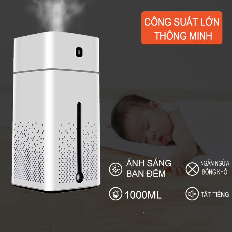 máy tạo ẩm usb, máy phun sương công suất lớn, máy khuếch tán hương thơm nhỏ để bàn mini[GM-JSQ30]