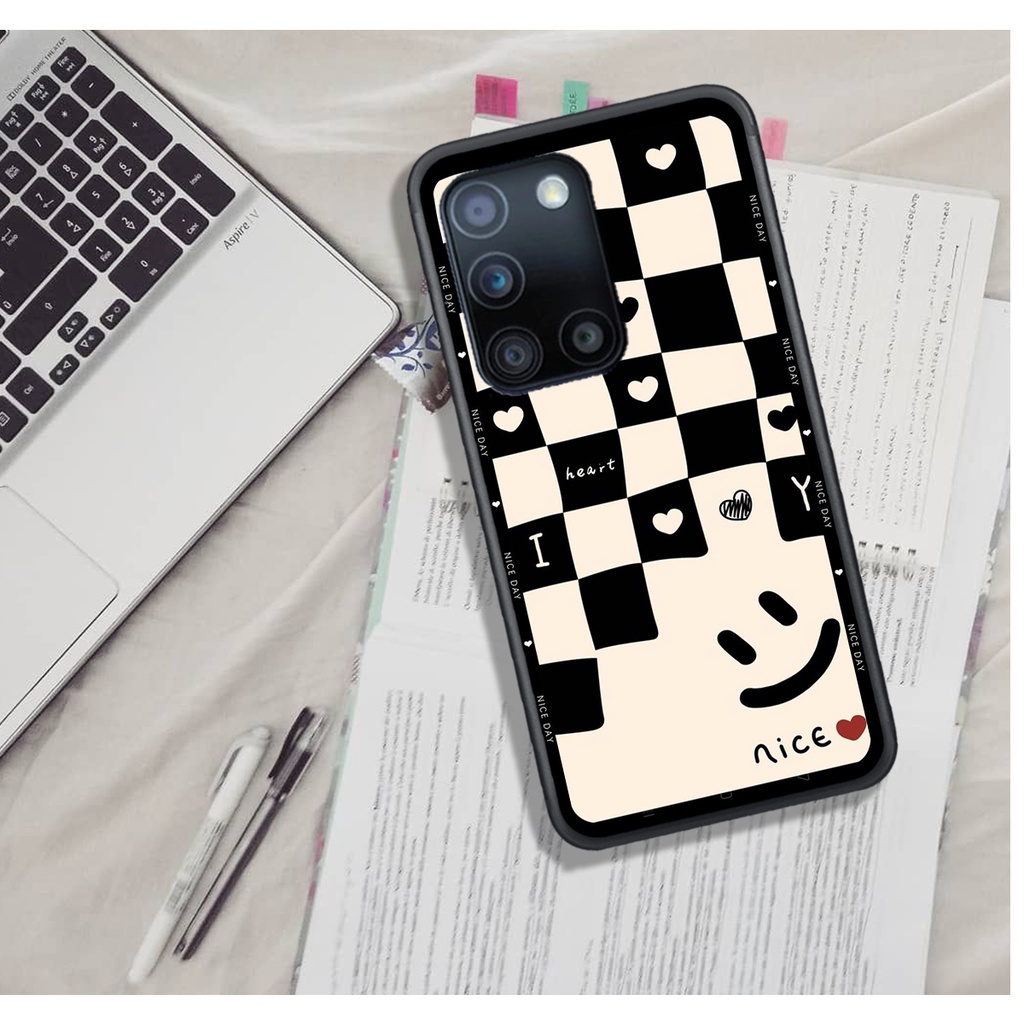 Ốp Lưng Samsung A13 - A23 - A53 - A73, In Hình &quot;Black Heart&quot; Phong Cách Đẹp.
