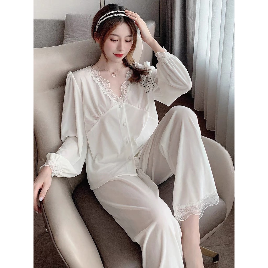 SET BỘ cổ v ren RỘNG RÃI THOẢI MÁI Đồ Nữ | BigBuy360 - bigbuy360.vn