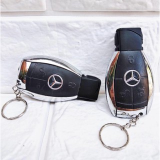 [Bật Lửa Khè] Bật Lửa Gas Hình Móc Khóa Mercedes