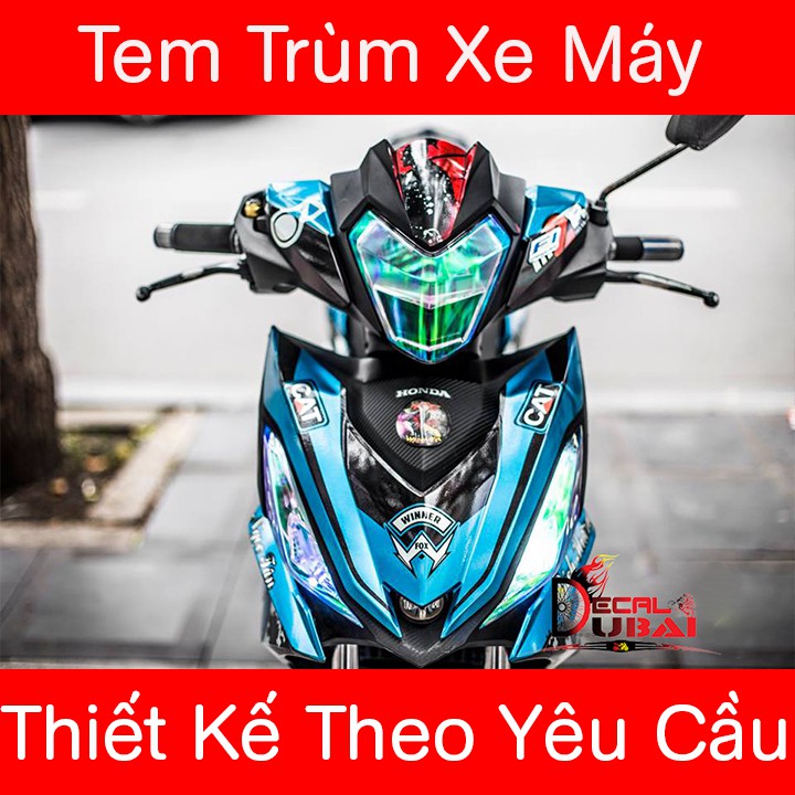 Tem Trùm Winner Xanh Trắng