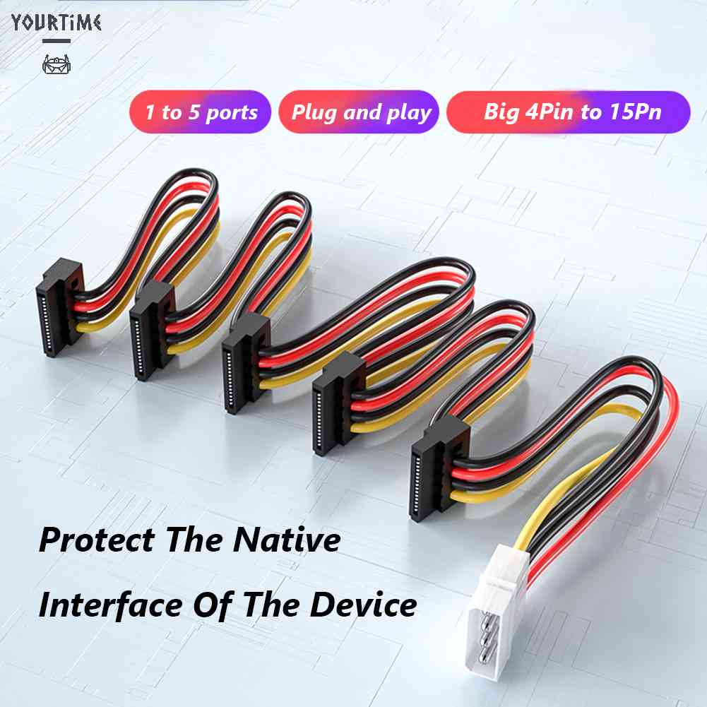 Cáp ChuyểN ĐổI Ổ CứNg SATA 1 Sang 5