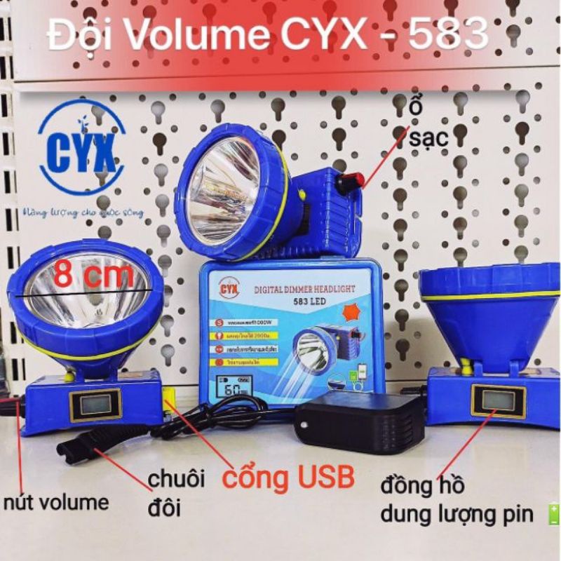 Đèn Pin Đội Đầu Led 583 Siêu Sáng