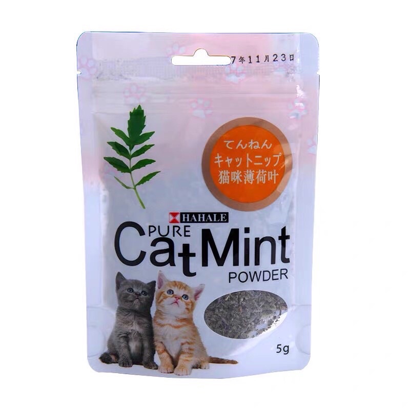 Gói cỏ mèo bạc hà Cat Mint 5g / Túi cỏ bạc hà cho mèo Catnip 5gr - Tạp Hoa Thú Cưng Happy