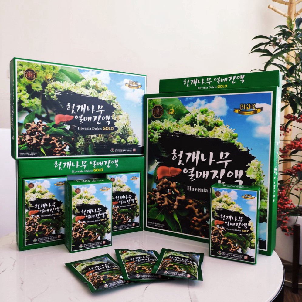 [Freeship Extra] Nước Hovenia Dulcis Gold Biok Hàn Quốc