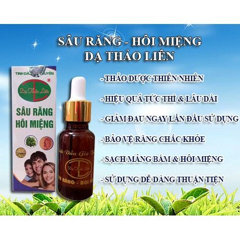 [Chính Hãng Công Ty] Tinh dầu răng miệng Dạ Thảo Liên - Lo 5m và 20ml