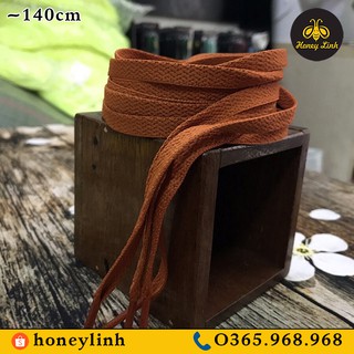 DÂY GIÀY DẸT MÀU NÂU ĐẤT ~ 140cm