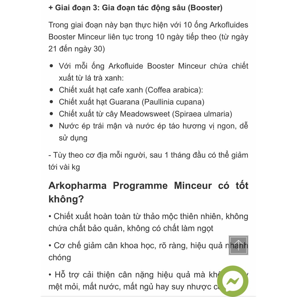 Detox Giảm Cân Arkopharma Programme Minceur 3 Giai Đoạn – Pháp | BigBuy360 - bigbuy360.vn