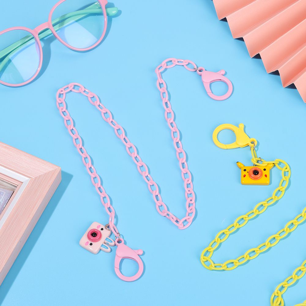 Dây đeo mắt kính chống trượt chống mất màu kẹo phong cách hoạt hình thời trang dành cho trẻ em