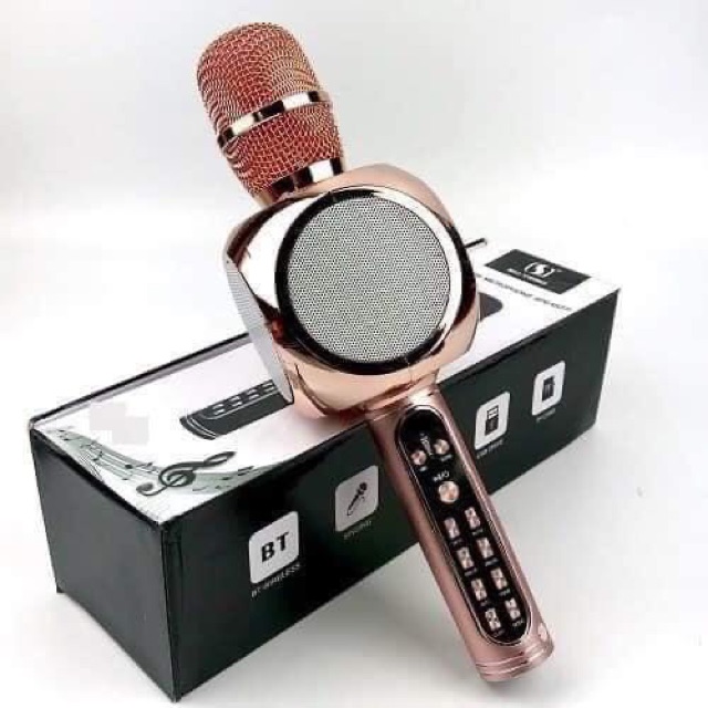 MIC HÁT KARAOKE YS 90- Kết nối bluetooth Iphone lightning