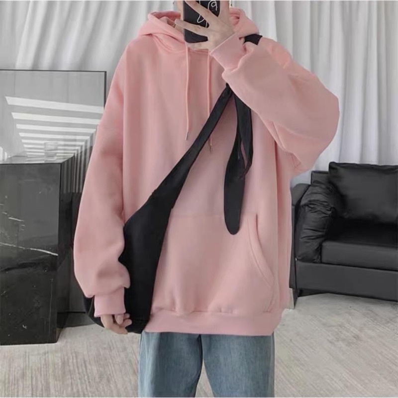 Áo Hoodie BASIC / Áo Hoodie Trơn chất nỉ bông mịn cực đep form Rộng Unisex .Nhiều màu siêu xinh ( Ảnh + Clip thật 100%) | BigBuy360 - bigbuy360.vn