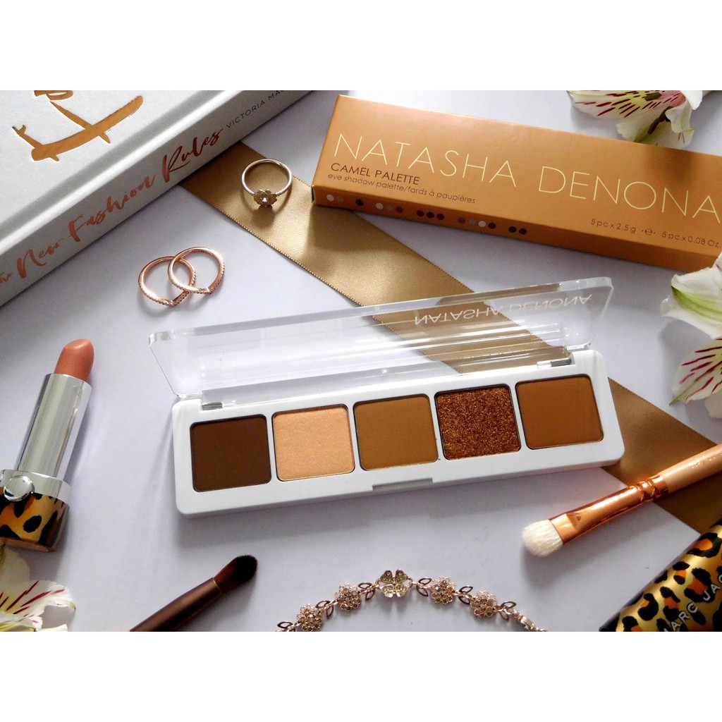 Natasha Denona - Bảng Phấn Mắt 5 Ô Natasha Denona - Camel, Coral, Eyeshadow Palette 5