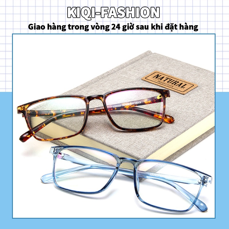 Kính cận tròng kính trong suốt thời trang Hàn Quốc đẹp mắt