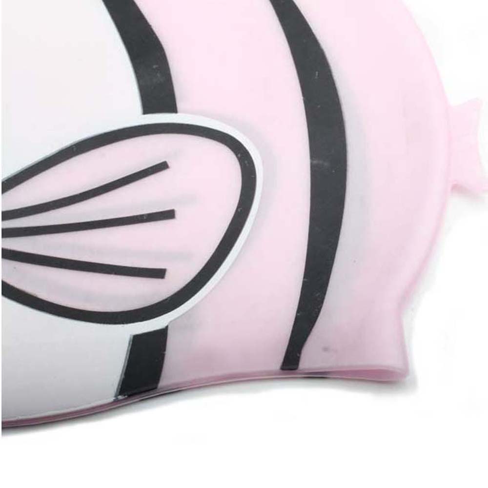 Mũ Bơi Silicon Co Giãn Họa Tiết Hoạt Hình Cho Bé