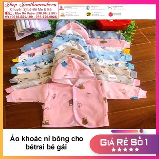 Áo khoác nỉ bông cho bé trai, bé gái