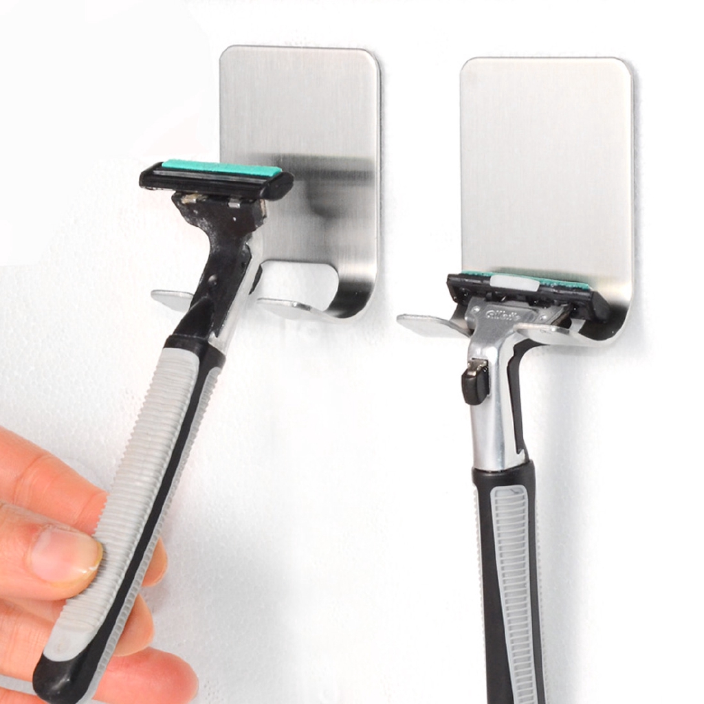 Móc treo dao cạo râu gắn tường bằng thép không gỉ tiện lợi