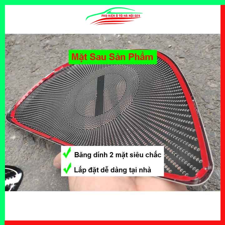 Bộ ốp màng loa Ertiga 2019-2022 chuẩn theo xe vân Titan chống xước trang trí nội thất ô tô
