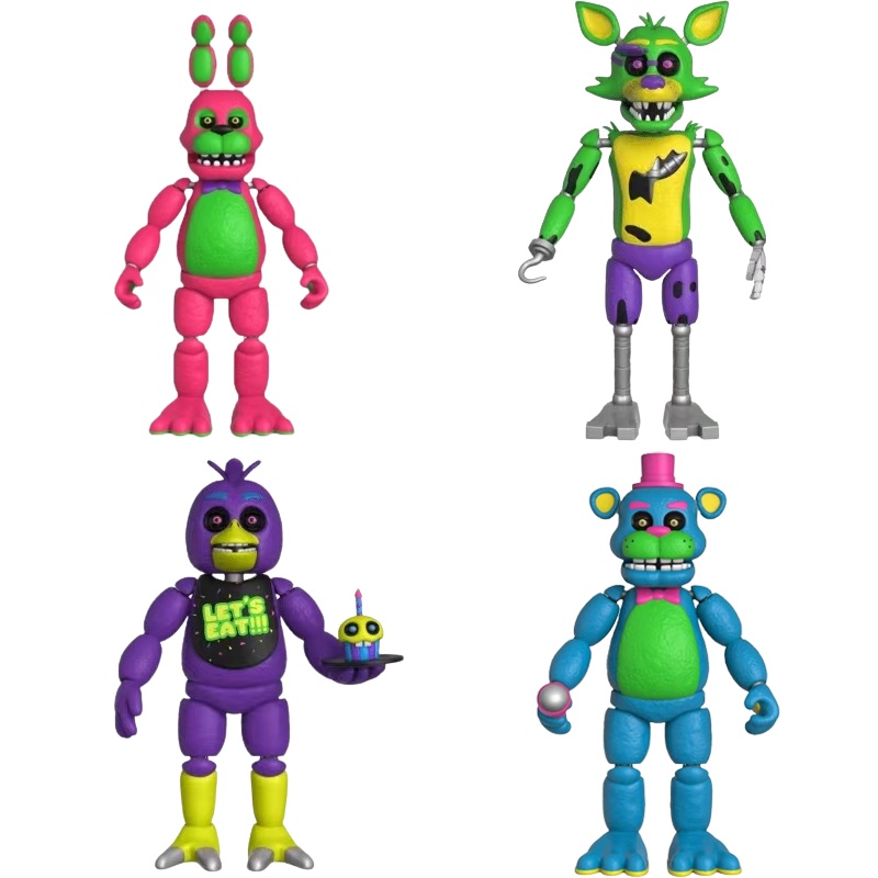 28styles set Five Nights at Freddy's Nhân Vật Hành Động PVC Mô Hình Bộ Sưu Tập Đồ Chơi Thu Nhỏ Quà Tặng Trẻ Em