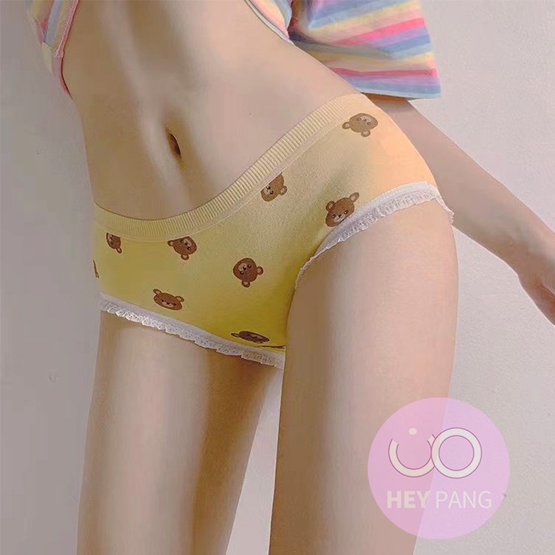 Set quần lót nữ cotton kháng khuẩn thấm hút mồ hôi thông hơi chất liệu mềm mại cho làn da HEYPANG VN011V