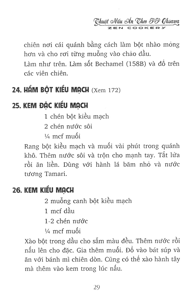 Sách Thuật Nấu Ăn Theo Phương Pháp Ohsawa