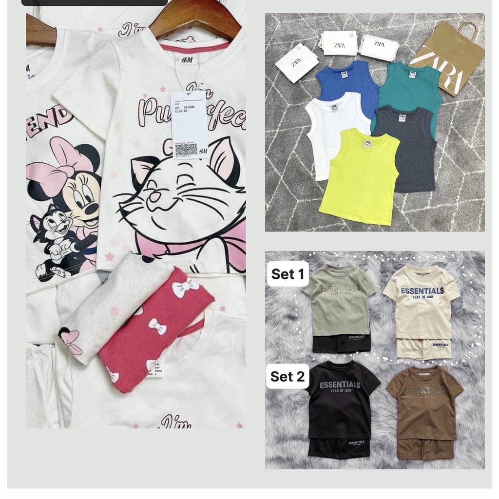 Set bộ bé gái - trai
