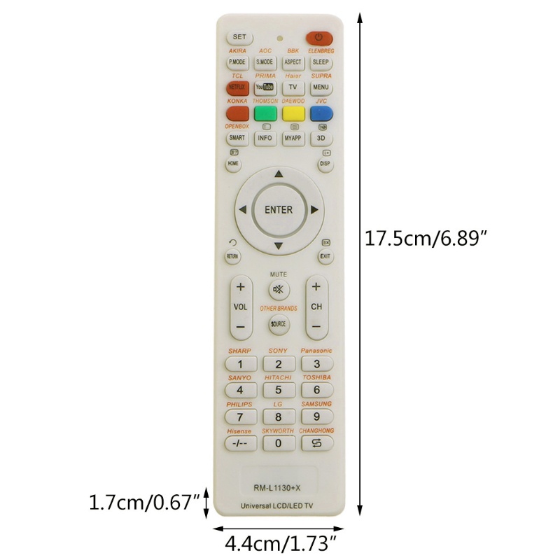 Bộ Điều Khiển Từ Xa RM-L1130 + X Có Lưới Tản Nhiệt Cho Nút Youtube / Điều Chỉnh Giọng Nói Cho LCD LED 3D f