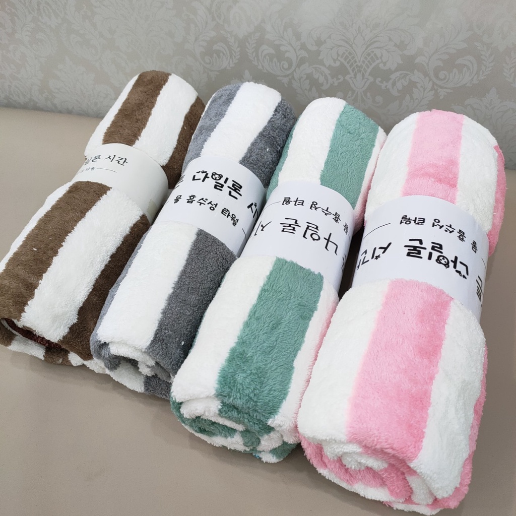 Khăn tắm cotton hàn quốc sợi tre LODIVA KT01