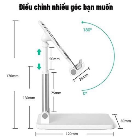 Giá đỡ điện thoại gấp gọn để bàn gấp gọn đa năng,Kệ Đỡ Điện Thoại chất liệu nhựa cao cấp phù hợp mọi dòng điện thoại