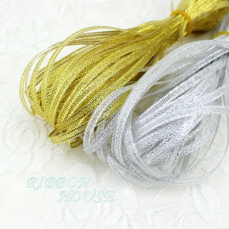 Cuộn dây ruy băng trang trí đa năng dài 40m 1/8'' (3Mm)