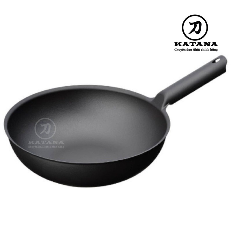 Unilloy - Chảo wok màu đen - 31cm