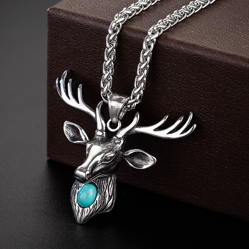 Vòng cổ cặp đôi bằng thép titan không gỉ phong cách hip hop