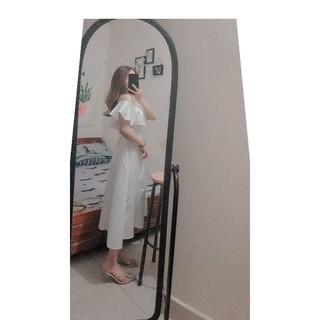 váy đầm trễ vai trơn xoè ( ảnh thật tự chụp)