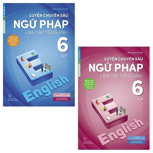 Sách Combo Luyện Chuyên Sâu Ngữ Pháp Và Bài Tập Tiếng Anh 6 (Chương Trình Mới)