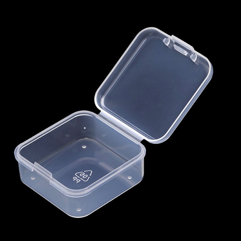 [Promos] Bộ 6 Hộp Nhựa Mini Trong Suốt Đựng Trang Sức / Hạt / Trang Sức / Hộp Quà Tặng Du Lịch