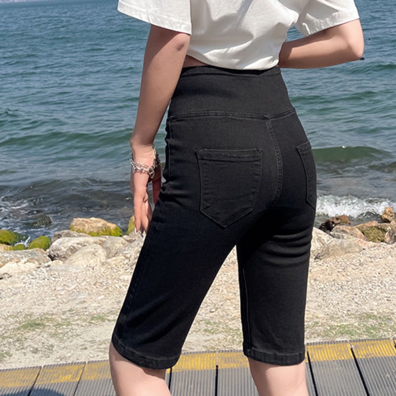 Quần Short Denim Lưng Cao Thời Trang Cá Tính 164510 Quần Lửng Thể Thao Thời Trang Dành Cho Nam