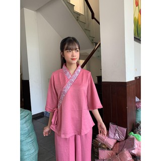 BỘ ĐI CHÙA NHẬT BÌNH LỤA PHÁP CAO CẤP