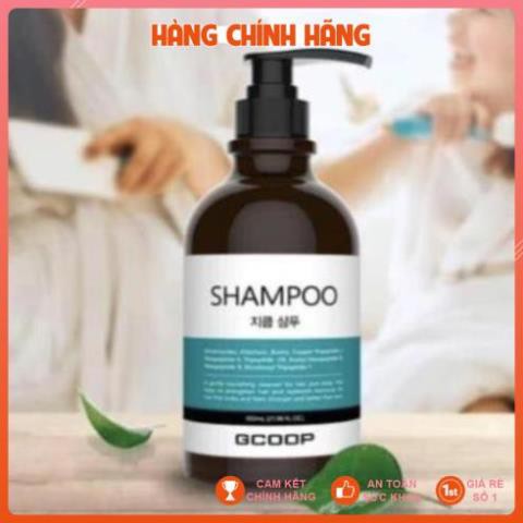 [AUTH-2021] Dầu gội đầu dưỡng tóc an toàn cho gia đình - Gcoop Shampoo - Hàn Quốc 650mL
