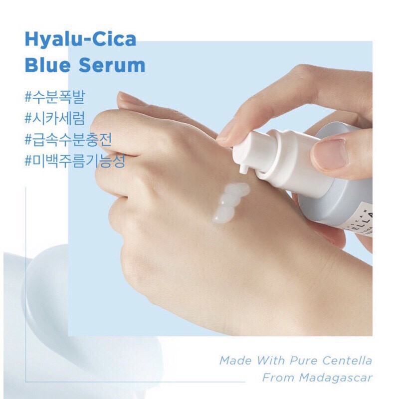 Serum dưỡng trắng da Skin1004 Madagascar Centella Hyalu-cica Blue 50ml