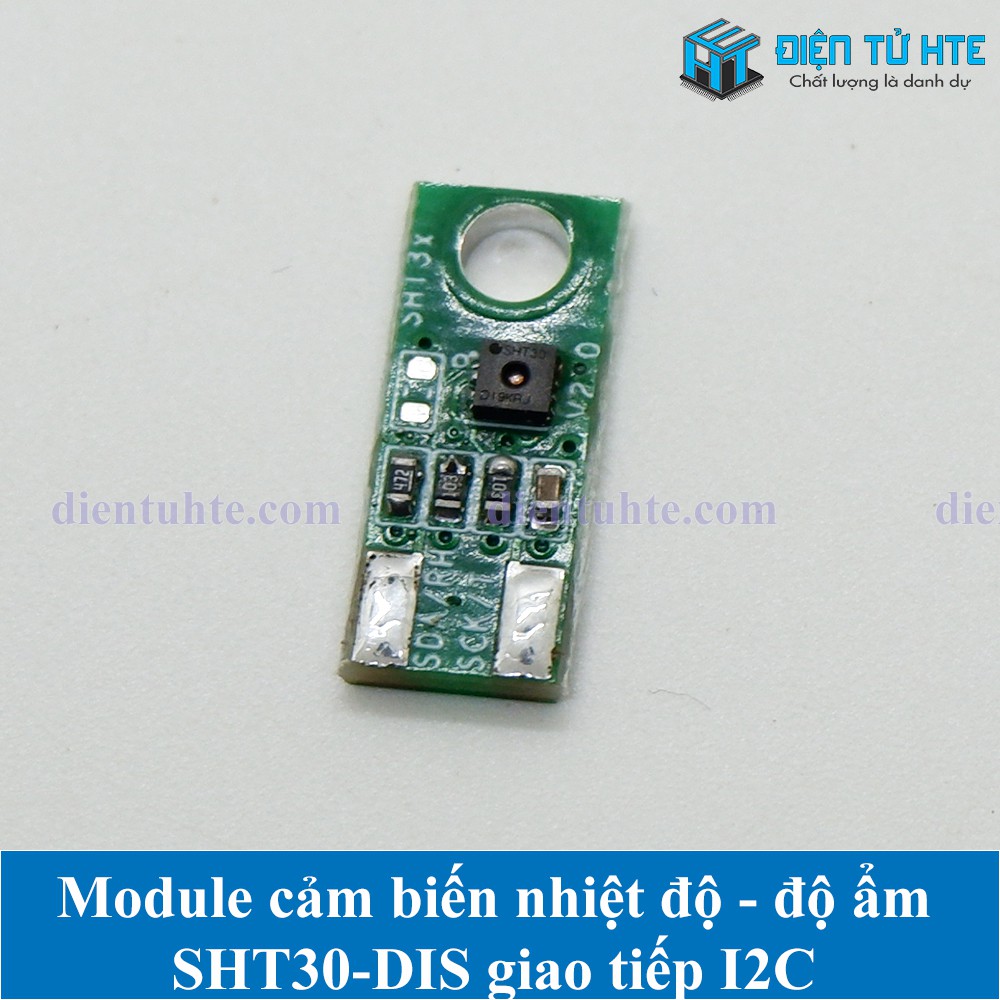 Module cảm biến nhiệt độ - độ ẩm SHT30 giao tiếp I2C kích thước nhỏ gọn [HTE Quy Nhơn CN2]