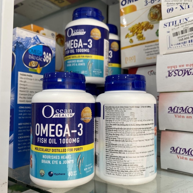 OMEGA-3 FISH OIL 1000MG nhập khẩu NEW ZEALAND