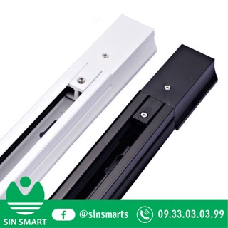 Thanh ray lắp đèn rọi cao cấp trắng và đen bảo hành 12 tháng