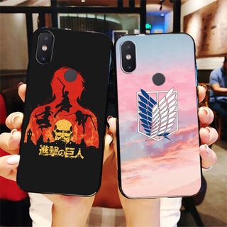 Ốp Lưng Silicone Mềm In Hình Attack On Titan Cho Xiaomi Redmi Note 6 / 7 / 8 / 9 Pro Max / 8t / 9s