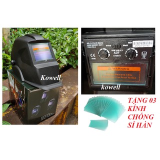 Mũ hàn tự động ADF-9844 tặng 3 kính chống sỉ Mặt nạ hàn điện tử