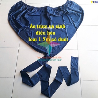 Áo trùm vệ sinh điều hòa CLC có đuôi dùng cho máy treo tường