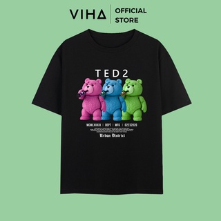 Áo thun unisex form rộng chất vải cotton 100% thoáng mát, dày dặn full size TED 2