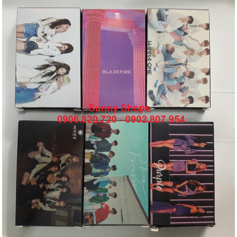 Lomo card hình Black Pink - G-Friend - Monsta X - Mama Moo