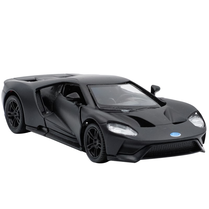 Yufeng RMZ FORD GT Cool Black Edition Xe thể thao được ủy quyền Mô hình xe hợp kim 1: 36 Kéo lại Cửa mở Bé trai Trẻ em Đồ chơi hợp kim Trang trí xe hơi Bộ sưu tập mô hình ô tô