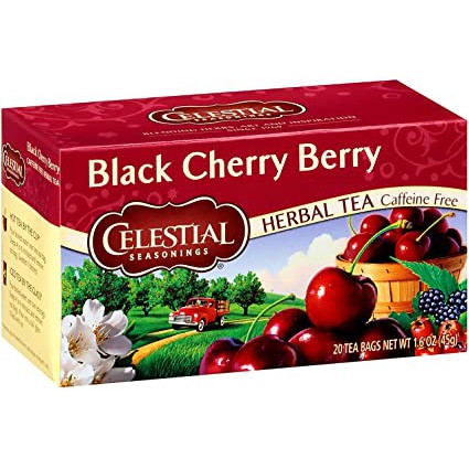 [Trà trái cây Mỹ] Trà cherry thiên nhiên Celestial Seasonings date 2022 (nguyên seal)